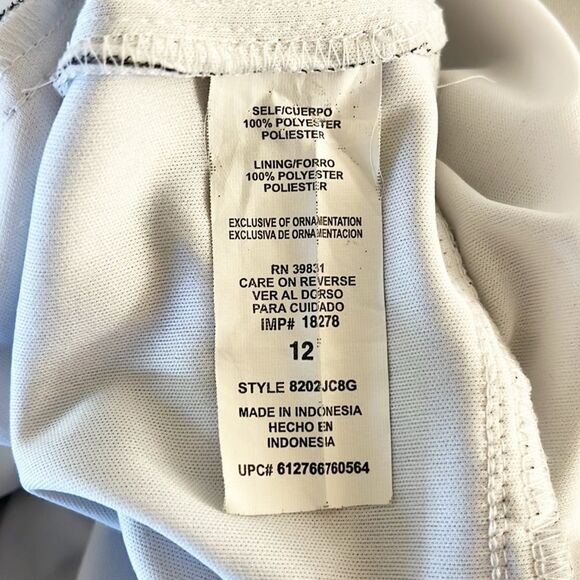 My Michelle Black and White Lace Dress - Picture 13 of 14